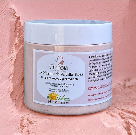 Exfoliante de Arcilla rosa